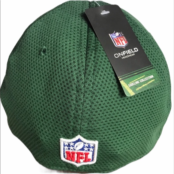 NY Jets NewEra Sideline Official 39THIRTY Flex Hat - Picture 4 of 8